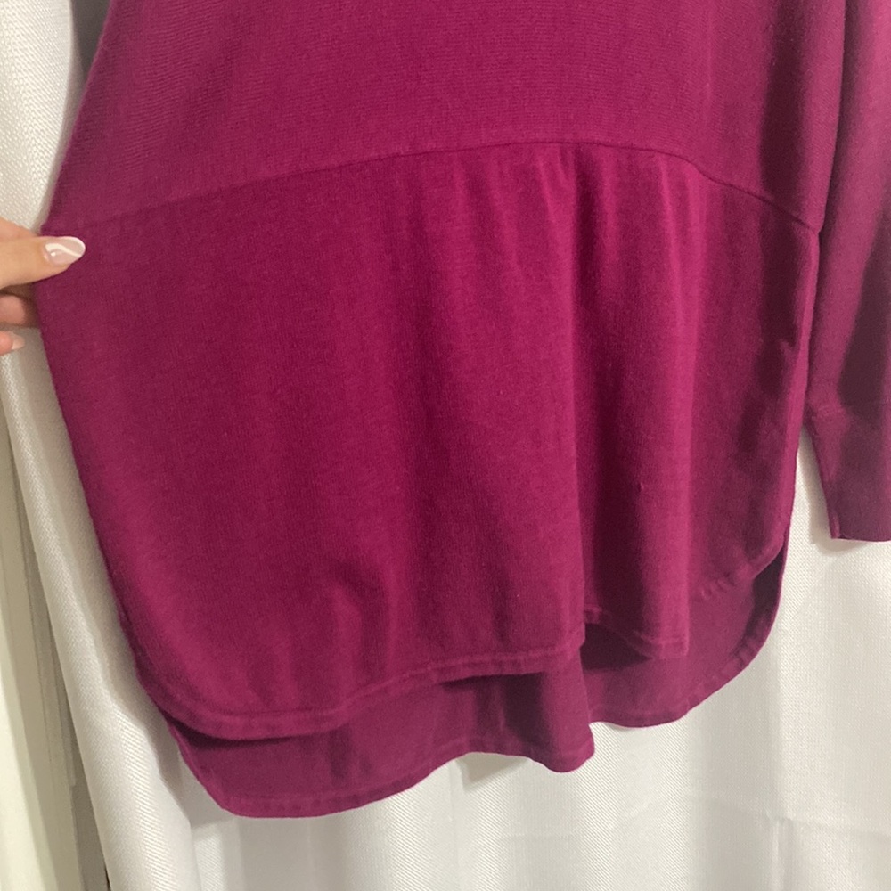 Crown & Ivy Cowl Neck Sweater Size L - Picture 4 of 9